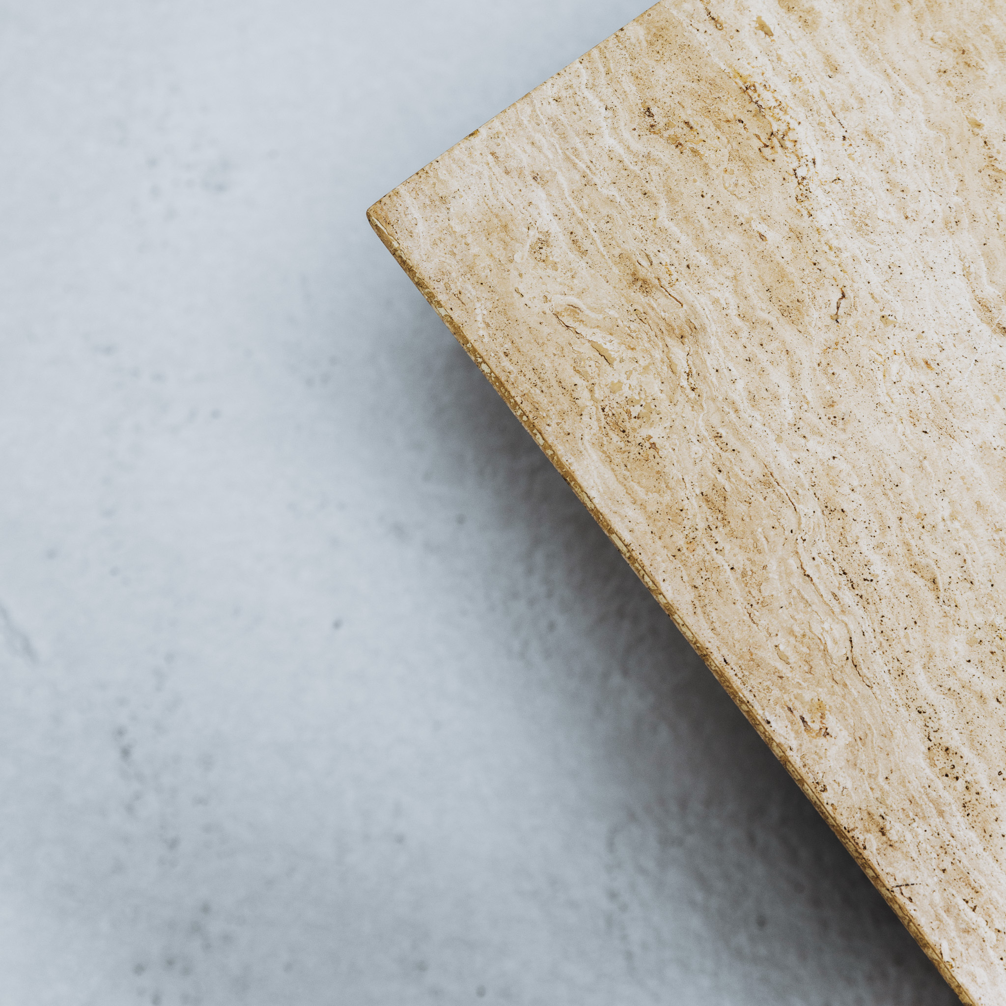 Materiem objects travertine cube detail web